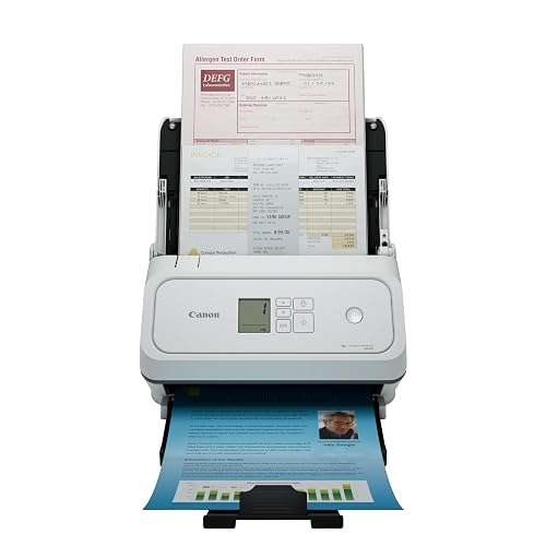 Canon imageFORMULA R40II Office Document Scanner - Duplex Scanning, Easy Setup, Scans a Wide Variety of Documents, Scans to Cloud