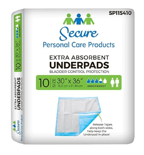 Secure Personal Care Products Totaldry Underpad - Sp115410Cs - 100 Each/Case