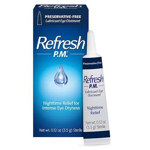 Refresh P.M. Preservative-Free Lubricant Eye Ointment, 0.12 oz (3.5 g)