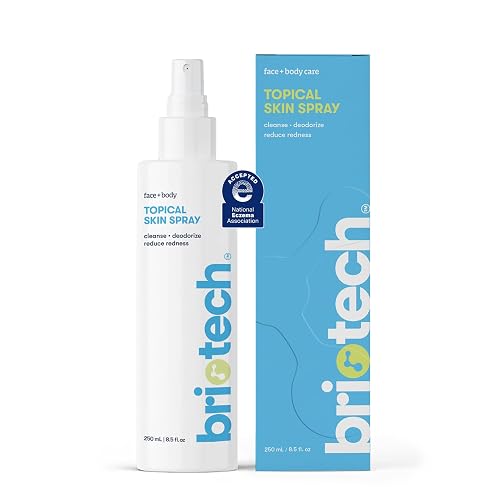 BRIOTECH Hypochlorous Acid Spray for Face and Body, 8.5 oz, 1 Pack | Fits into daily skincare, gym bags, and travel routines, easy to use after cleansing, shaving, or post-workout moments
