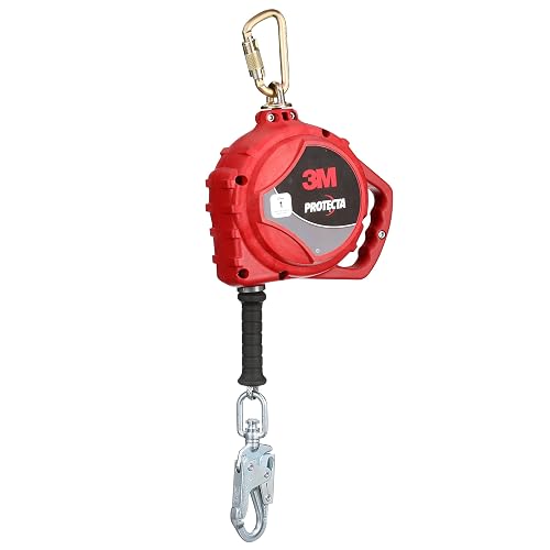 3M Protecta Self-Retracting Lifeline 3590034, 20 ft., Class 1, ANSI | Galvanized Cable, Steel Swivel Snap Hook
