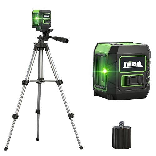 Laser Level 360 Self Leveling, Cross Line Laser with Self-Leveling, Vertical and Horizontal Line,for Construction and Picture Hanging, Horizontal Line leveler Tool (2 line green)