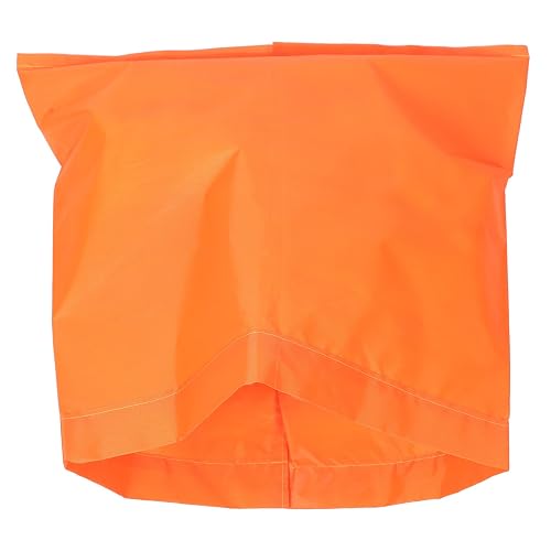 Replacement Dustpan Bag, Thick Oxford Cloth Windproof Sanitation Tool | Weather-adaptable Orange Cover, Washable Design, Holds Leaves, Dust and Dirt for Yard or Facility Janitorial Cleanup