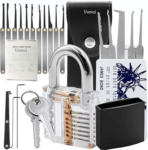 Combination Padlock Set Commercial Grade Lock 1175L00HSS | Heavy Duty Resettable Combination Padlock for Construction Sites, Gates, Tools, Storage, Pick, Fences, 2-1/4-inch