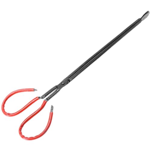 Sosoport Long-Handle Trash Grabber Picker Tool with Flat Head Garbage Clamp, Heavy-Duty Waste Litter Picker for Outdoor Cleaning and Sanitation Use, 1pcs Industrial Janitorial Grabber