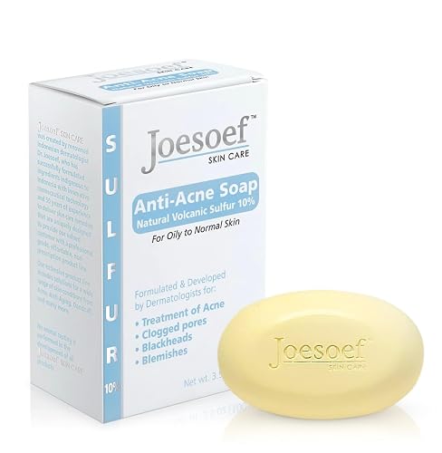 JOESOEF Sulfur Acne Soap, Pharmaceutical Grade, Derm Approved 100g