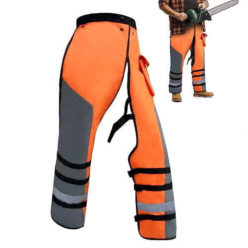 MYDAYS OUTDOOR Chainsaw Chaps Apron Wrap for Men/Women,Chain Saw Pants,Adjustable Belt Chainsaw Safety Equipment