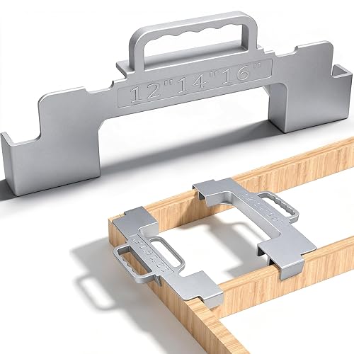 Maziloxe 3-in-1 Stud Framing Tools, 12/14/16" On-Center Framing Jig | Cast Aluminum Stud Spacer Framing Tool with Framing Square, Works with Framing Nail Gun for Construction Pro & DIY Homeowners