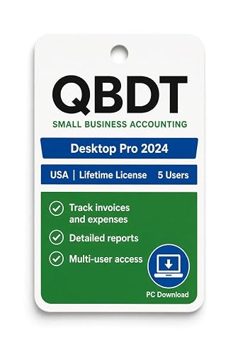 Quick-Book Desktop Pro" Plus 2024 | 5 Users | LIFETIME Version | NO DVD | Amazon Message Delivery(Within 1-3hrs) | 100% Money Back Guarantee