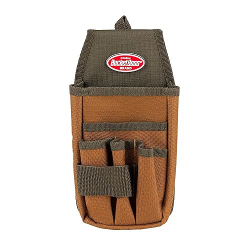 Bucket Boss - Utility Pouch with FlapFit, Pouches - Original Series (54170), Brown