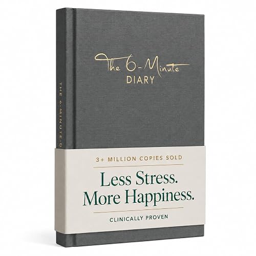 6-Minute Diary – 3-Million-User Gratitude Journal for Women & Men with Prompts – Guided Self Care Book Based on Positive Psychology – Daily Manifestation