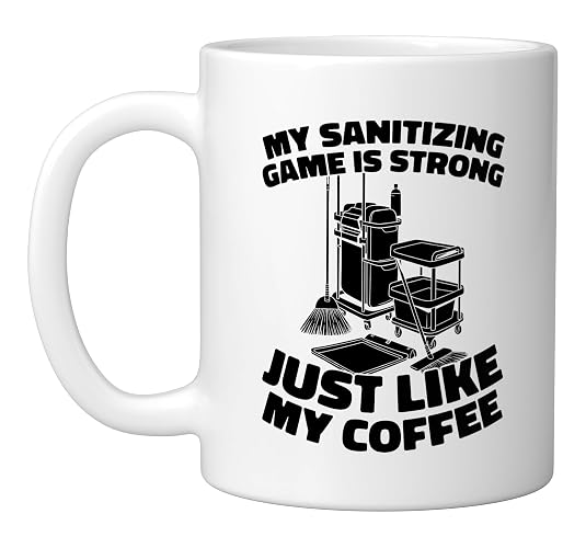 Cleaner - Janitorial Housekeeping Sanitation Cleaner Ceramic Mug, White