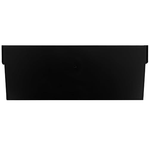 Akro-Mils 40150 Plastic Width Dividers for 4" Tall Shelf Bins, 24-Pk, Black