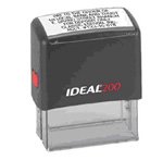 4914 (Previously Known As Ideal 200) Custom Large Self Inking Business & Address Stamp
