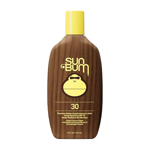 Sun Bum Original SPF 30 Sunscreen Body Lotion - 8 oz | Broad Spectrum Moisturizing Sunscreen with Vitamin E, Hawaii 104 Act Compliant (Made without Octinoxate & Oxybenzone)