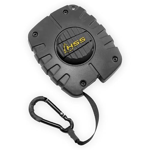 Hunter Safety System Bow & Gear Hoist: 30' Automatic Unwinding Pull Line with Coated Carabiner, Lightweight Rewind System for Lifting Bows, Packs & Treestand Gear with Tangle-Free, Quiet Operation