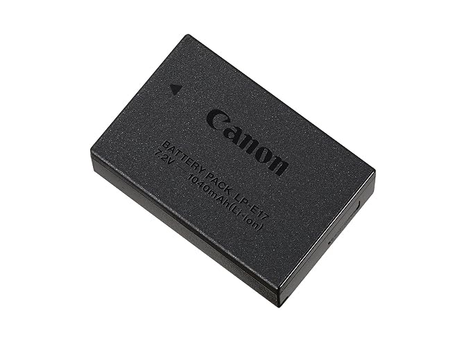 Canon Battery Pack LP-E17 | 1040mAh Lithium-Ion battery with 7.2V output for Rebel cameras, mirrorless cameras and DSLR photography