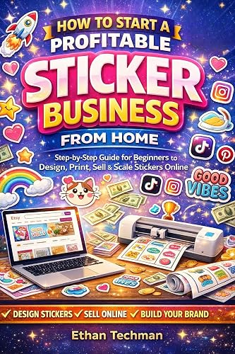 How To Start A Profitable Sticker Business From Home: Step-by-Step Guide for Beginners. (Smart Income Blueprint)