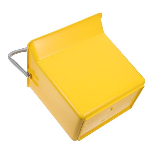L Plastic Utility Bucket with Handle and Spout for Car Cleaning | Measurement Markings, Accurate Solution Mixing, Compact Carry Design, Suitable for Janitorial Services and Waste Handling