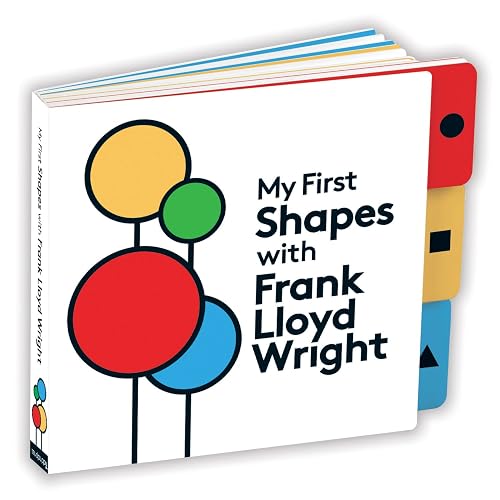 Mudpuppy - My First Shapes With Frank Lloyd Wright Board Book for Kids
