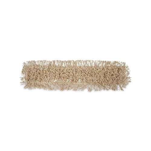 Boardwalk BWK1336 36 in. x 5 in. Industrial Washable Dust Mop Head - White