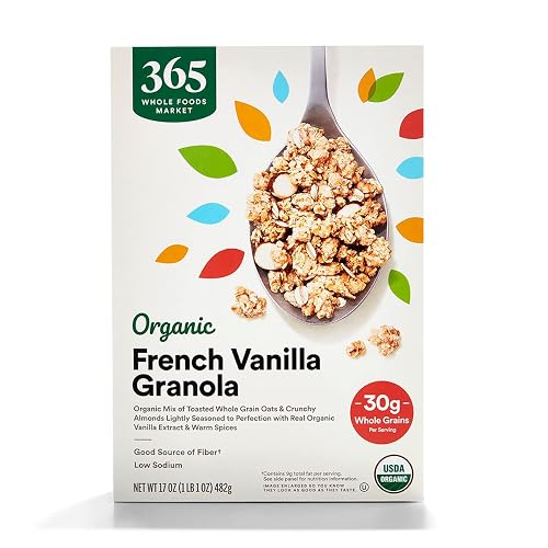 365 by Whole Foods Market, Organic French Vanilla Almond Granola, 17 Ounce