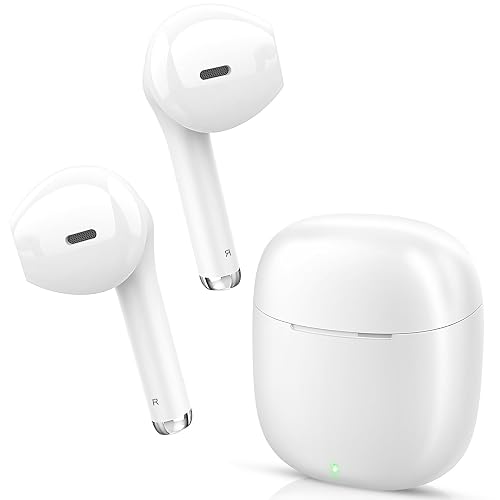 yobola Wireless Earbuds Super Lightweight Bluetooth Headphones Deep Bass | Comfortable Fit, Mini Wireless Earphones for Fitness, Clear Calls, Built-in Mic, 25H Playtime, Touch Control, IPX5 Waterproof