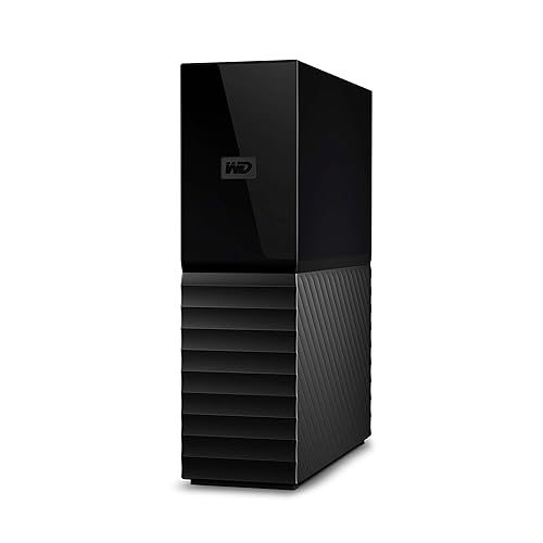 WD 22TB My Book Desktop External Hard Drive, USB 3.0, External HDD with Password Protection and Backup Software - WDBBGB0220HBK-NESN