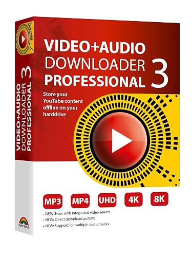 Video and Audio Downloader PRO 3 software for YouTube – download your favorite YouTube videos as MP4 video or MP3 audio – compatible with Windows 11, 10