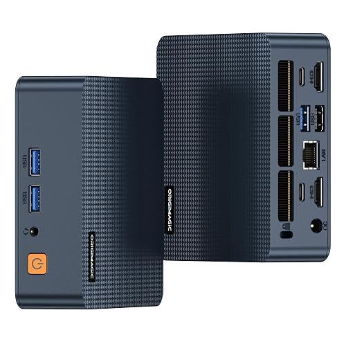 C7 Mini PC Intel Core 100U (Beats R2544/3500U/N95), 16GB DDR4 RAM 512GB SSD | Hybrid Architecture, 6 Cores 8 Threads up, Dual Thunderbolt 4.0, Dual HDMI, 2.5Gb Ethernet, Wi-Fi 6 BT 5.2, Office Computer