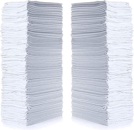 Simpli-Magic 79100 Shop Towels, 14"x12", Basic White, 50 Count