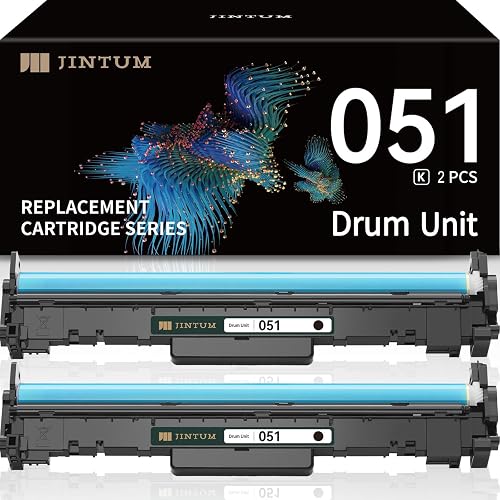 051 Drum Unit Compatible Replacement for Canon 051 Drum Cartridge 2170C001 | Use for imageCLASS MF269dw MF267dw MF264dw MF266dn MF263dn LBP162dw LBP161dn ( 2 Pack )-23,000 Pages