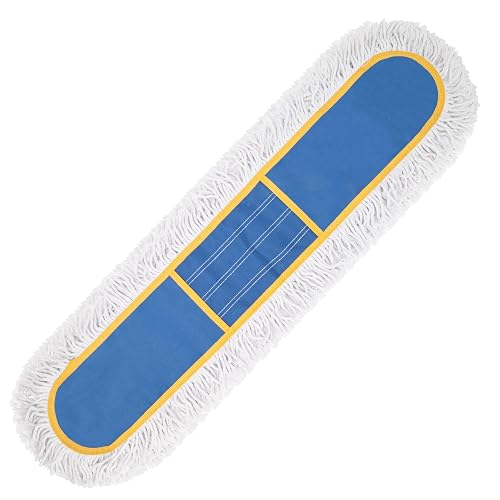KeFanta 24" Commercial Dust Mop Replacement Heads, Reusable Dust Mop Pads | Industrial Washable Cotton Dust Mop Refill for Floor Cleaning & Janitorial Supplies, Only Compatible with Kefanta Dust Mops