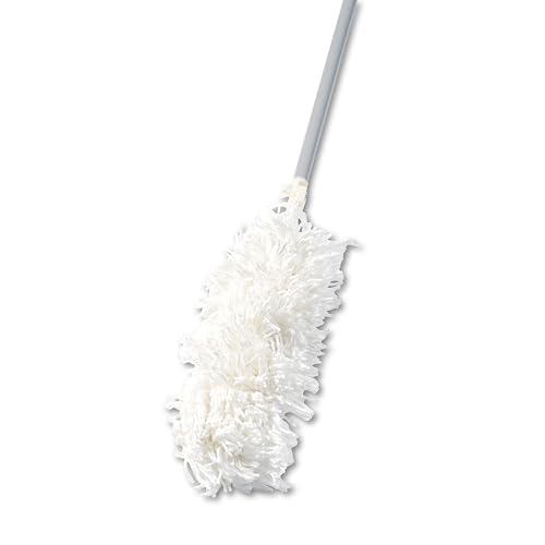 Rubbermaid Commercial T120 HiDuster Dusting Tool with Angled Lauderable Head, 51" Extension Handle