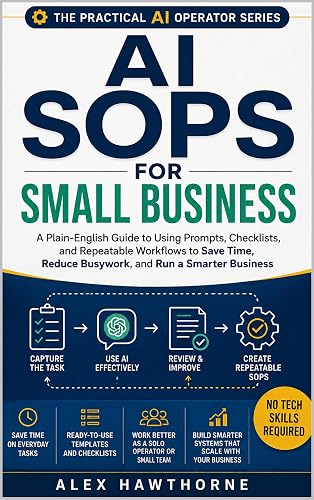 AI SOPs for Small Business: A Plain-English Guide to Using Prompts, Checklists, and Repeatable Workflows to Save Time, Reduce Busywork, and Run a Smarter Business (The Practical AI Operator Series)