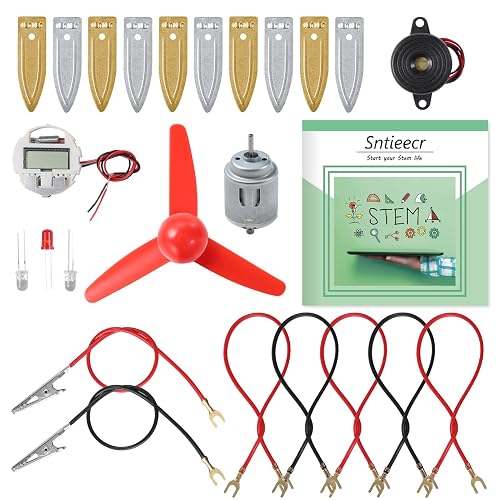 Sntieecr Fruit Battery Science Experiment Kit with Instruction | Potato Science Educational Kit for School Sciences Project, Kids DIY STEM Lab Experiments