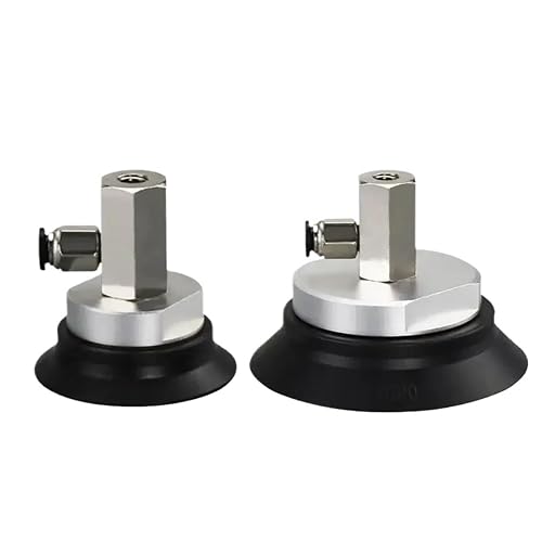 Heavy-Duty Vacuum Sucker Fitting Manipulator Industrial Pneumatic Lifter | Precision vacuum suction cup for automated lifting, CNC, robotic end-of-arm tooling. ZPX32-125HN-B10(ZPX-50B01-B10,White)