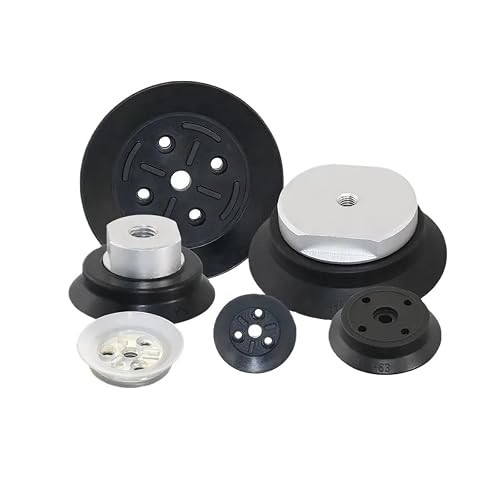 Heavy Duty Pneumatic Vacuum Sucker Base H32-125 | Durable vacuum pad base for pneumatic lifters, compatible with ZPT series, high holding force.(ZPT-32H,Black)