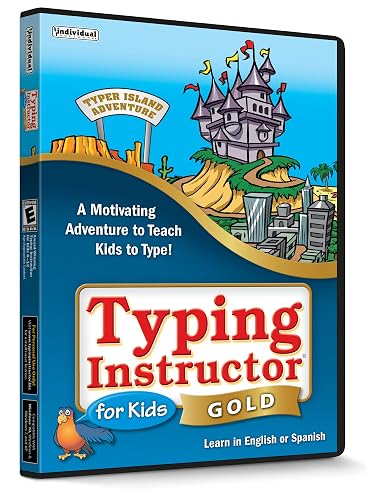 Typing Instructor for Kids Gold - Typing Training for Kids to Learn to Type or Improve their Typing Skills - Teaches Keyboard Basics Following One of 10+ Skill & Age-Appropriate Typing Plans – CD/PC