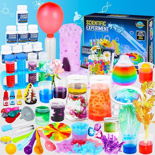 Science Kit for Kids,80 Science Lab Experiments,Scientist Role Play | STEM Educational Learning Scientific Tools,Birthday Gifts and Toys for 8 9 10 Years Old Boys Girls Kids