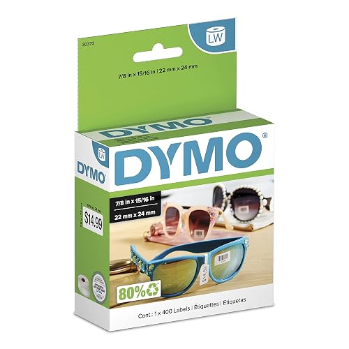 DYMO Authentic LW Price Tag Labels DYMO Labels for LabelWriter Printers White 15/16" x 7/8" 1 Roll of 403