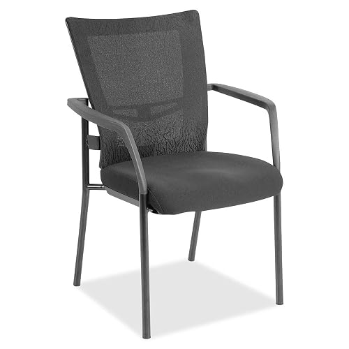 Lorell Mesh Back Guest Chair, Gray