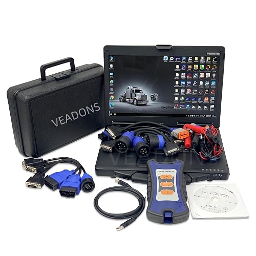for Nexiq Link 3Truck ExcavatorDiagnostic nclud 16 LatestSoftwareLaptopCF53 | 16 Software Versions, Wired Adapter, Excavator Compatible, Carrying Case Included, USB-Link 3 Interface