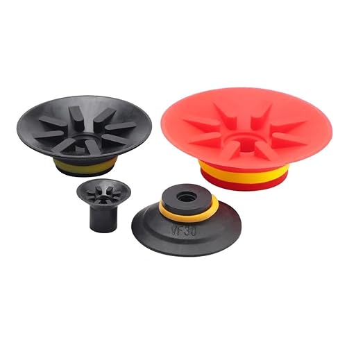 Silicone Vacuum Suction Cups for Industrial Pneumatic Manipulators | Durable silicone vacuum cups for VF15-VF50 pneumatic systems, precise grip, wear-resistant.(1-8M-1)