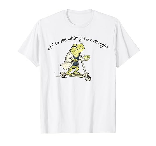 Fun Frog Off to See What Grew Overnight Medical Lab Science T-Shirt