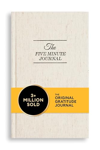 Intelligent Change The Five Minute Journal - Original Daily Gratitude Journal for Women & Men - Mindfulness, Happiness & Daily Reflection - Undated Planner - Affirmation Journal - Gifts for Women