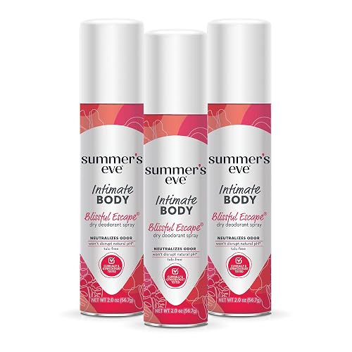 Summer's Eve Daily Refreshing Feminine Spray, Blissful Escape, 2 Oz, 3 Pk