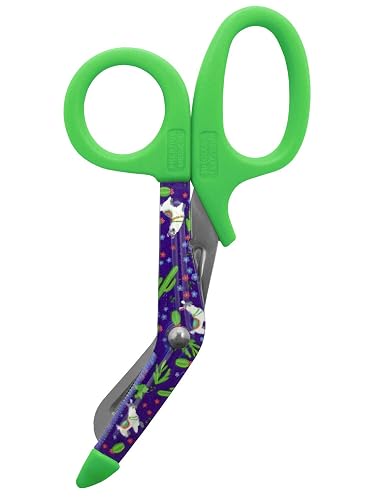 Prestige Medical 5.5" StyleMate Utility Scissor, Llamas Purple
