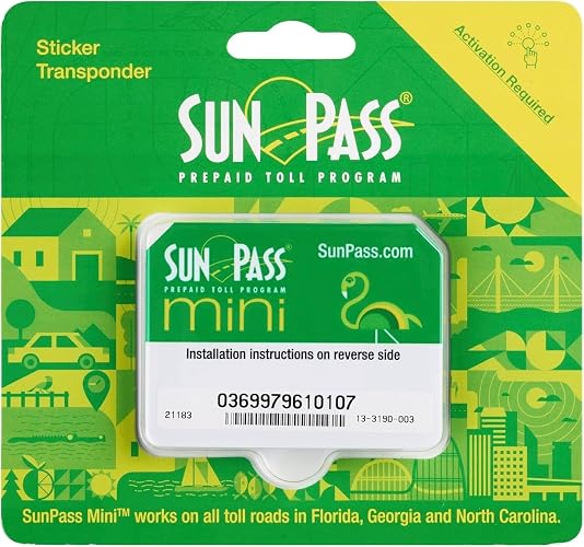 Sun Pass Pro Universal Toll Transponder – Prepaid Electronic Pass for Florida & 21 Additional States (PRO)