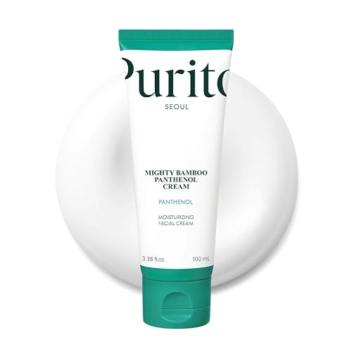 PURITO Panthenol 10% Barrier Cream for Sensitive Skin, 3.38 fl.oz | Skin Barrier Repair, Face Moisturizer, Blemish-Prone Care, Non-Comedogenic & Vegan, Korean Skincare